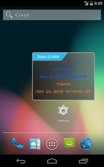 Dual Clock Widget для Alcatel скриншот 2